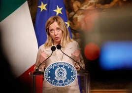 La primera ministra italiana, Giorgia Meloni, en una imagen de archivo.