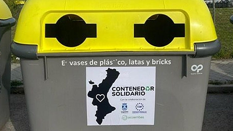 Así ha convertido Ecoembes un contenedor en un símbolo de solidaridad