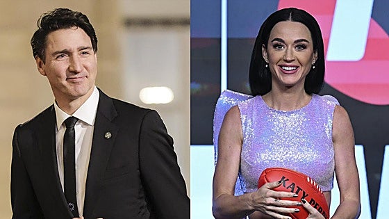 La conexión «al instante» de Katy Perry y Justin Trudeau