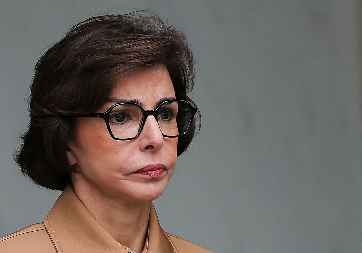 Rachida Dati, a la salida del Elíseo a finales de julio.