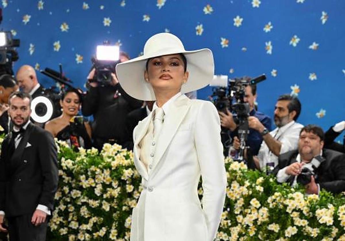Zendaya en la Met Gala de 2025.