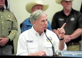 El gobernador de Texas, Greg Abbott.