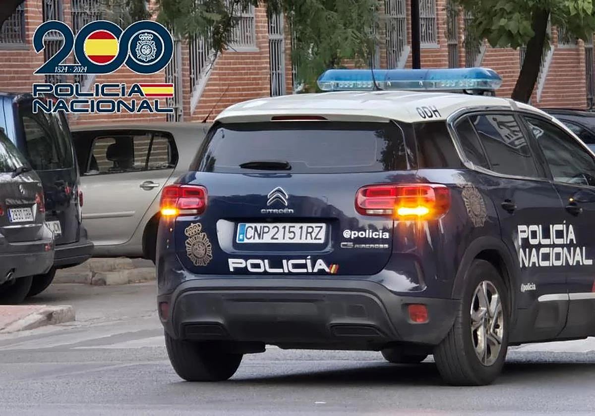 Un coche de la Policía Nacional