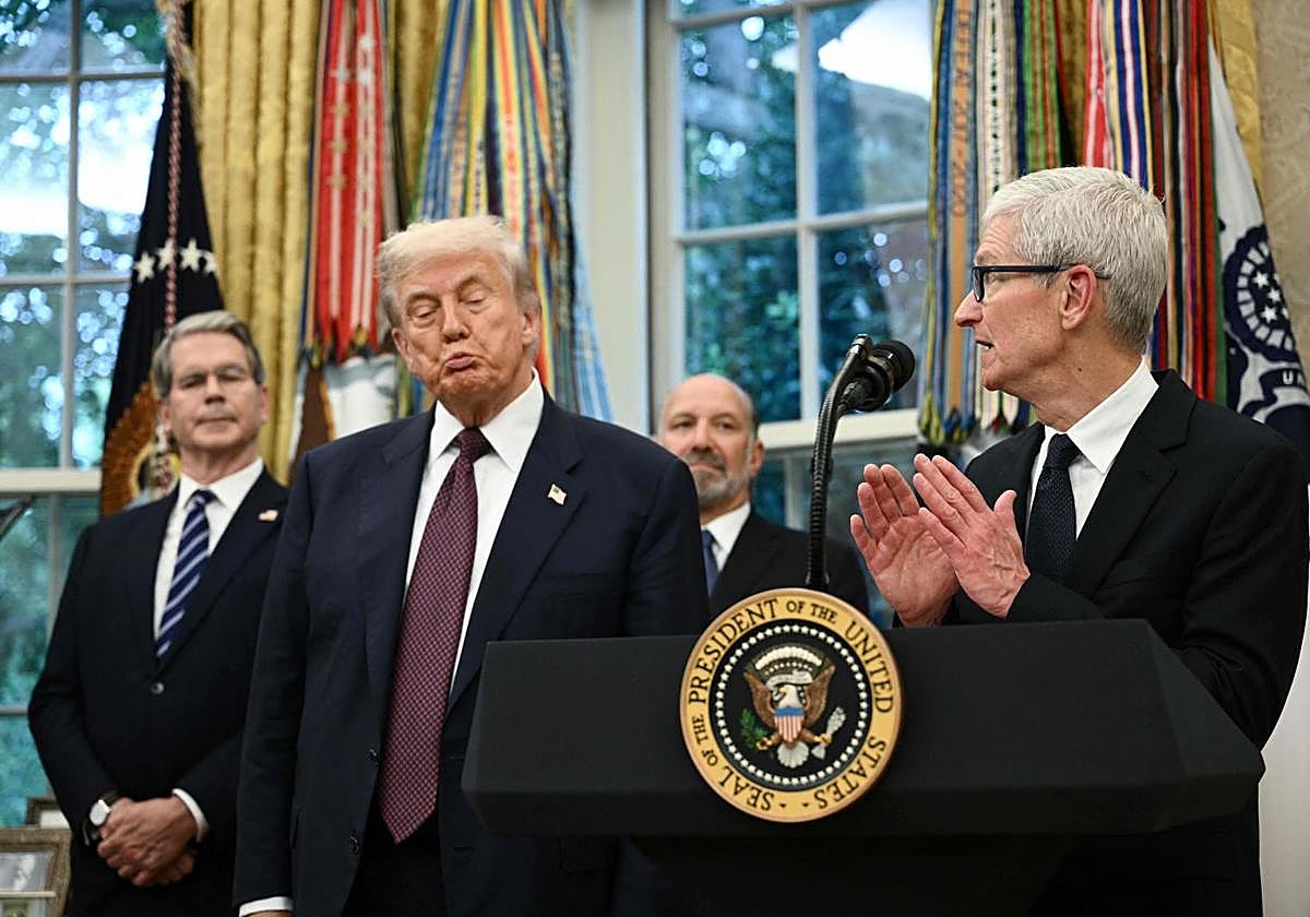 El presidente de EE UU, Donald Trump, en la Casa Blanca.