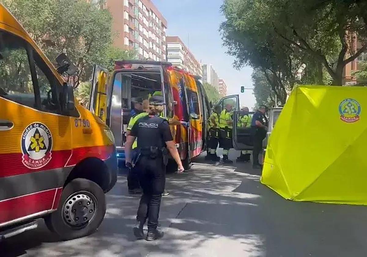 Lugar del atropello mortal.