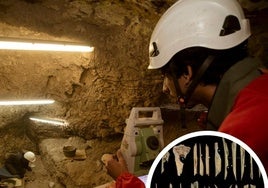Trabajos de excavación en el yacimiento de El Mirador.