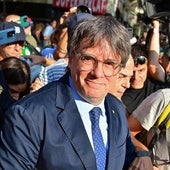 Carles Puigdemont en Barcelona el 8 de agosto de 2024.