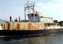 Aspecto del Calypso en 2007, antes de su traslado a Turquía.