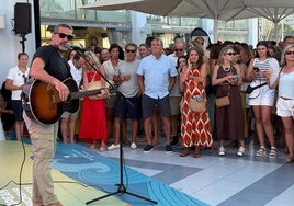 Jaume Anglada, durante un concierto