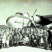 8 de octubre de 1949. El Athletic de Bilbao sube por primera vez a un avión. Vuela en el 'Bristol 170' de Aviaco, rumbo a Málaga. El pivote Nando se queda en tierra por miedo.