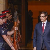 Salvador Illa sale del Parlament tras ser investido 'president' de la Generalitat