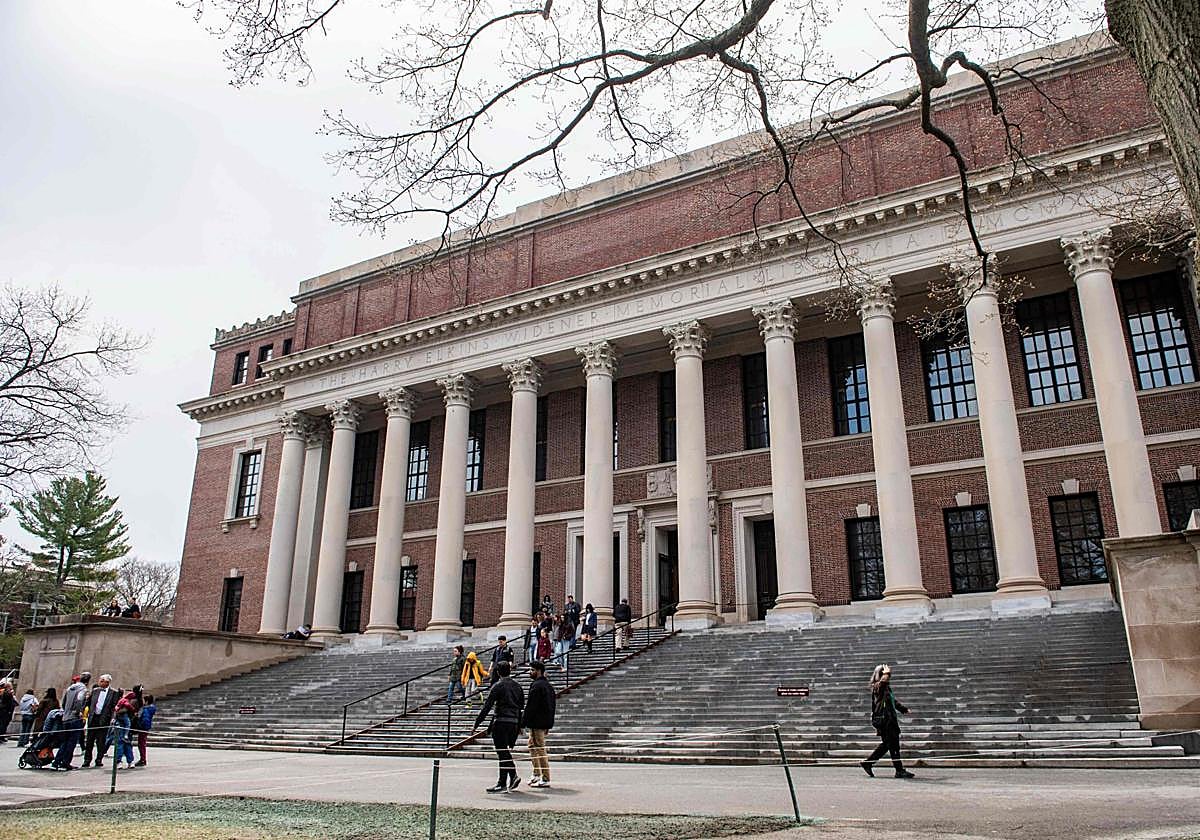 Campus de la Universidad de Harvard en Cambridge.