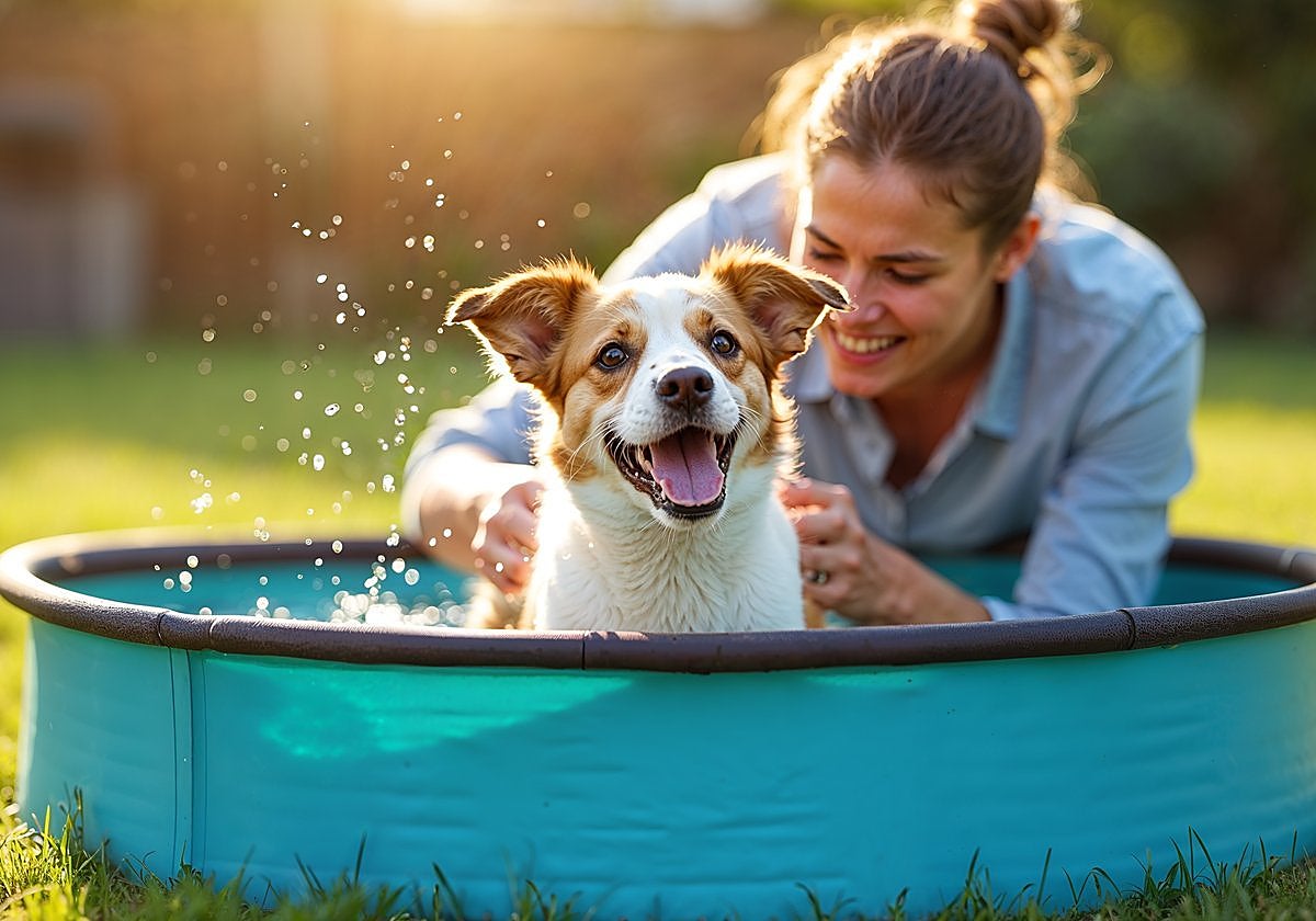 Las piscinas portátiles para perros que tu mascota amará desde el primer chapuzón