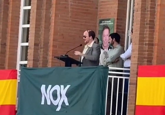 Santiago Segura, caracterizado como Torrente.