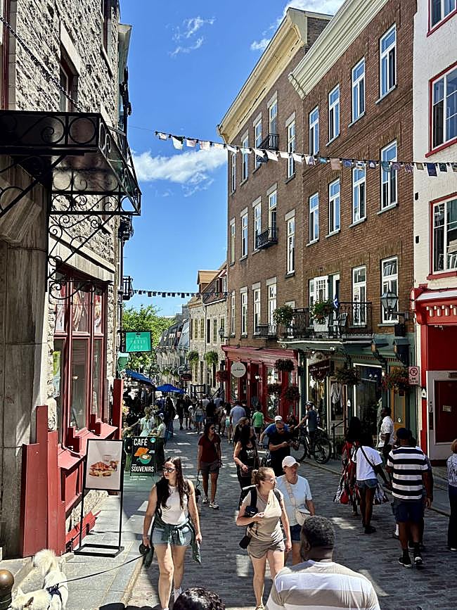 Bajando hacia el puerto