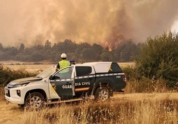 Dos detenidos por provocar los incendios de Mombeltrán y Puercas