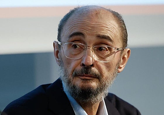 Javier Lambán, expresidenta de Aragón, en una imagen de archivo