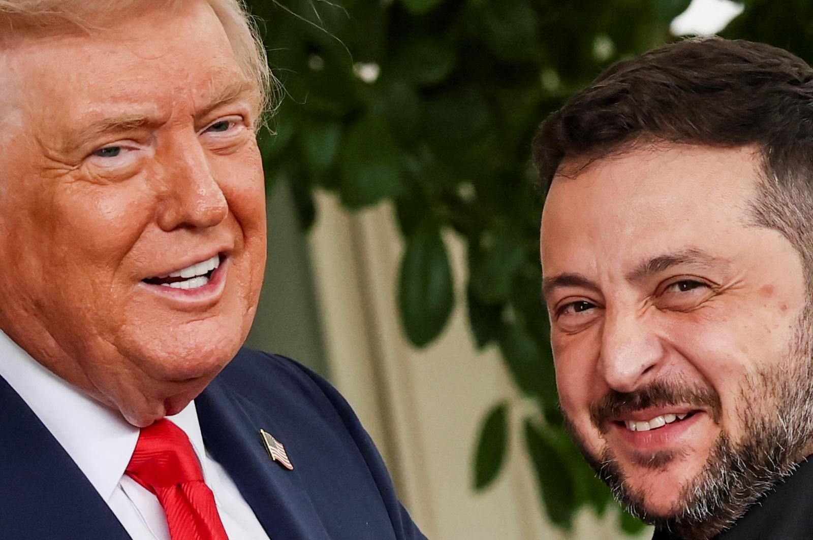 El encuentro entre Zelenski, Trump y líderes europeos en imágenes