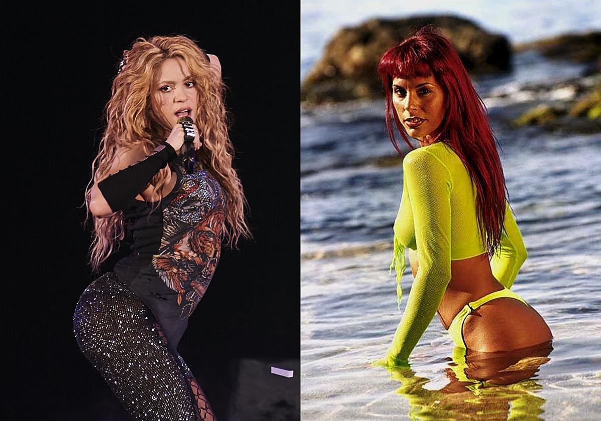 Shakira y Chiqui Martí.