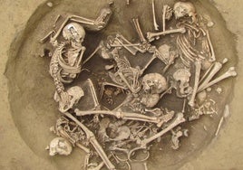Los cadáveres de la fosa de Bergheim.