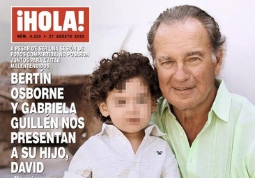 Bertín Osborne presenta a su hijo David: «No quiero que sea un niño escondido»