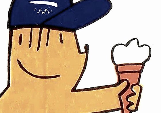 Fresquito. Cobi comía helado de cucurucho, no el que reproducía sus facciones.