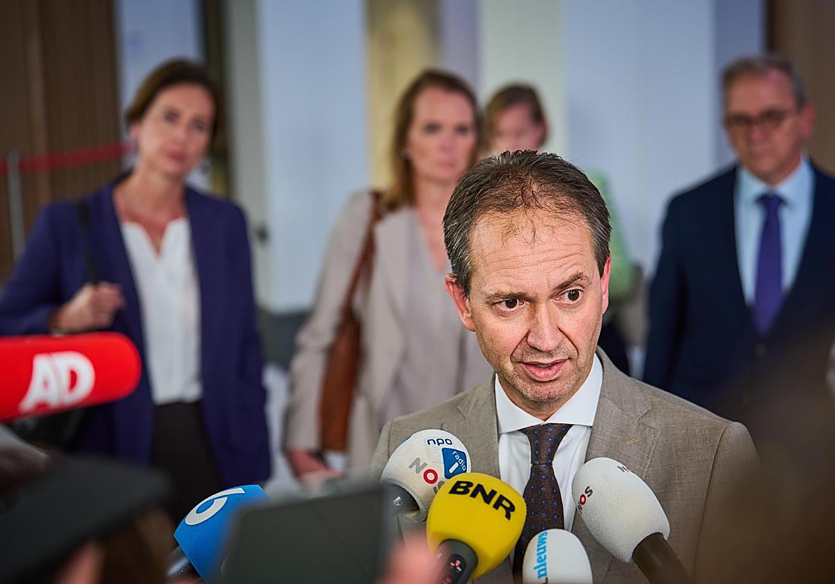 Caspar Veldkanp, ministro de Exteriores que acaba de dimitir.