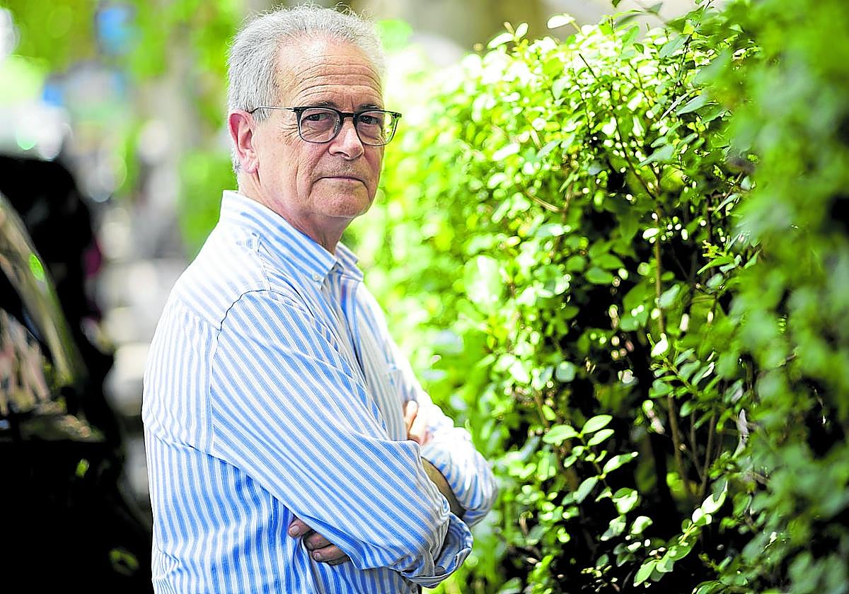 José Luis Pardo, fotografiado en Madrid durante la entrevista
