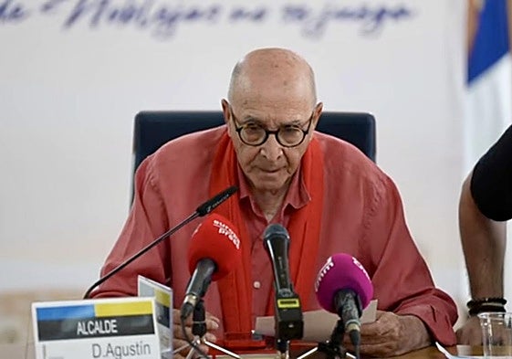Agustín Jiménez Crespo, alcalde de Noblejas.