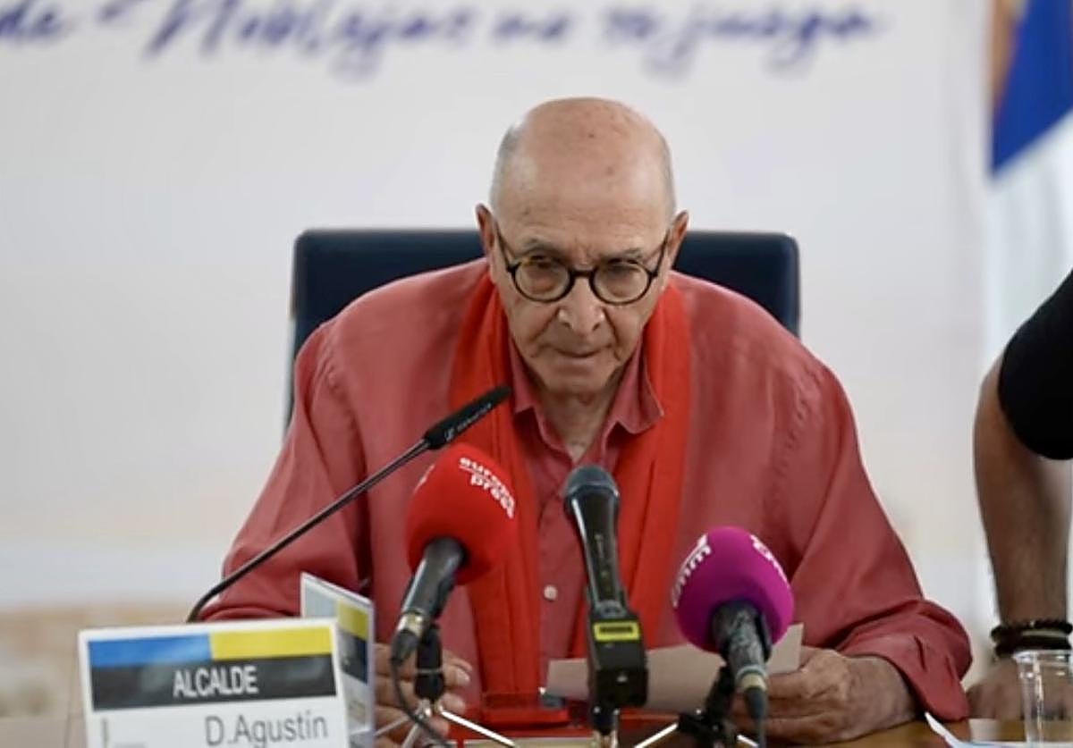 Agustín Jiménez Crespo, alcalde de Noblejas.