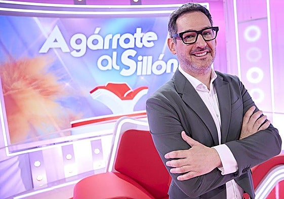 Eugeni Alemany, presentador de 'Agárrate al sillón'.