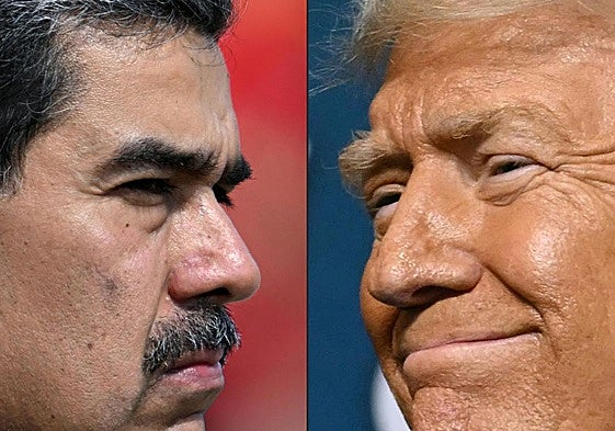 Nicolás Maduro y Donald Trump.