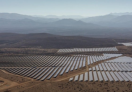 Paneles solares de Acciona Energía.