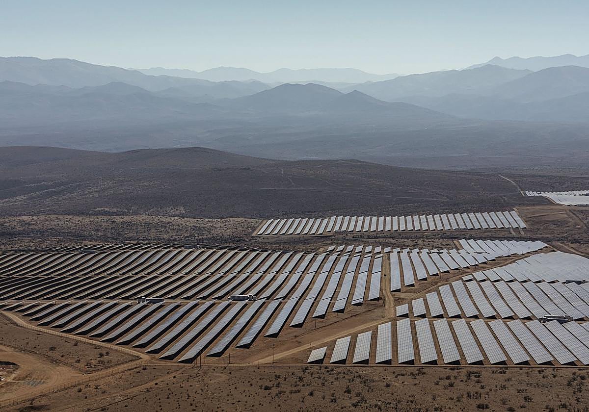 Paneles solares de Acciona Energía.