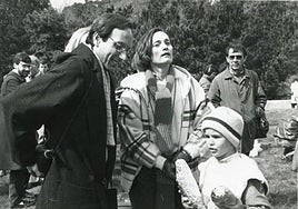 Pilar Miró y Eusebio Poncela