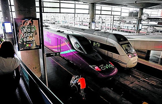 Avlo en la estación de Atocha de Madrid.