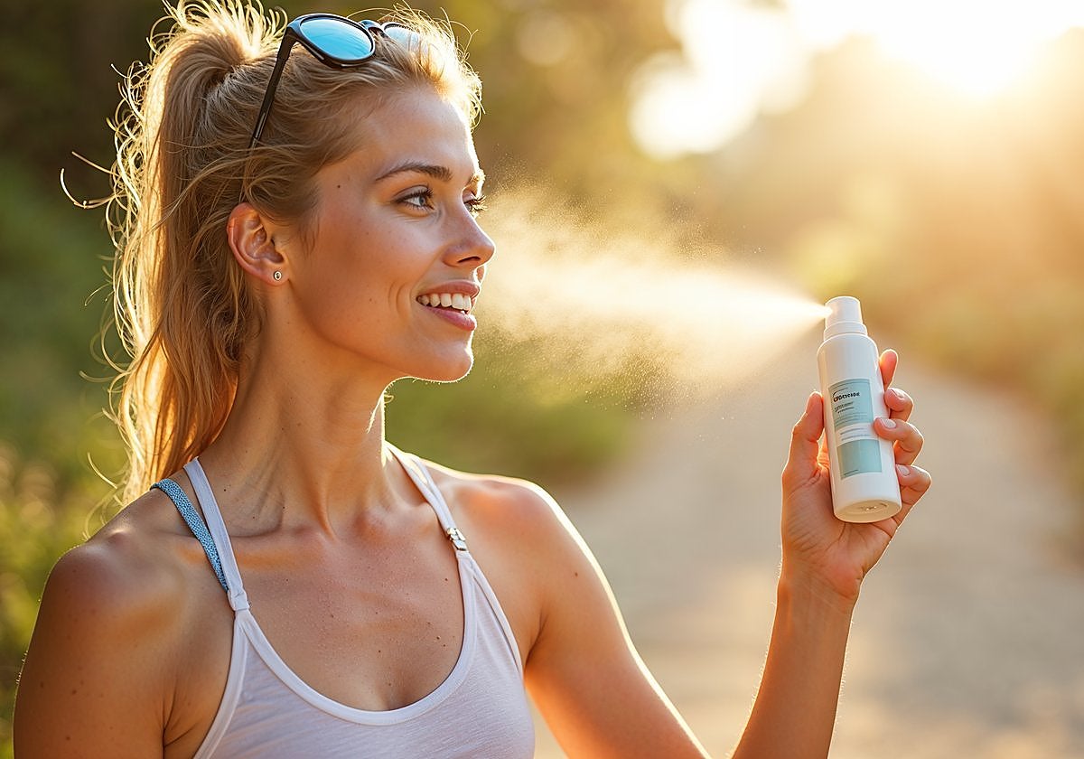 Este es el spray que necesitas para llevar siempre contigo frescor y protección UV