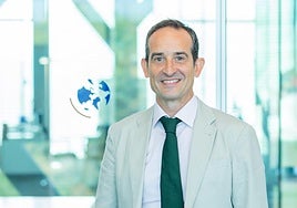 Ivan Ureta en las oficinas del GCSP, en Ginebra.