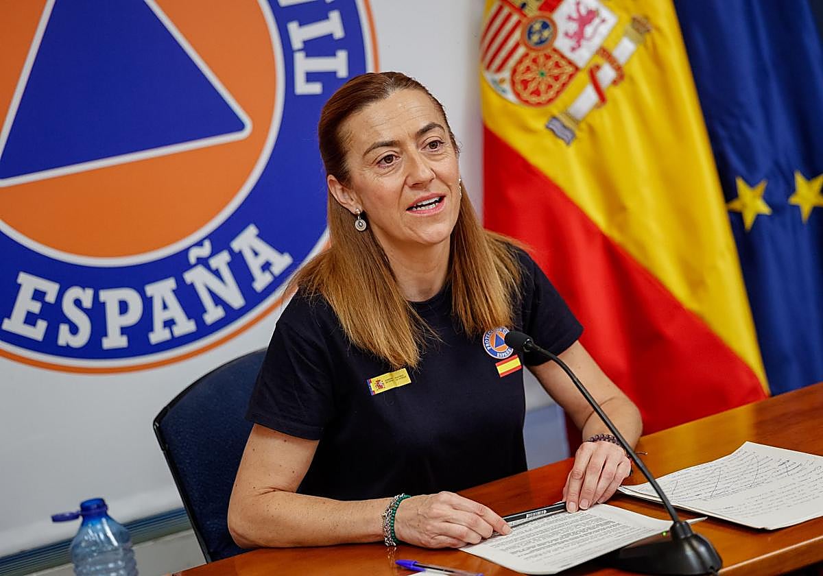 La directora de Protección Civil, Virginia Barcones.