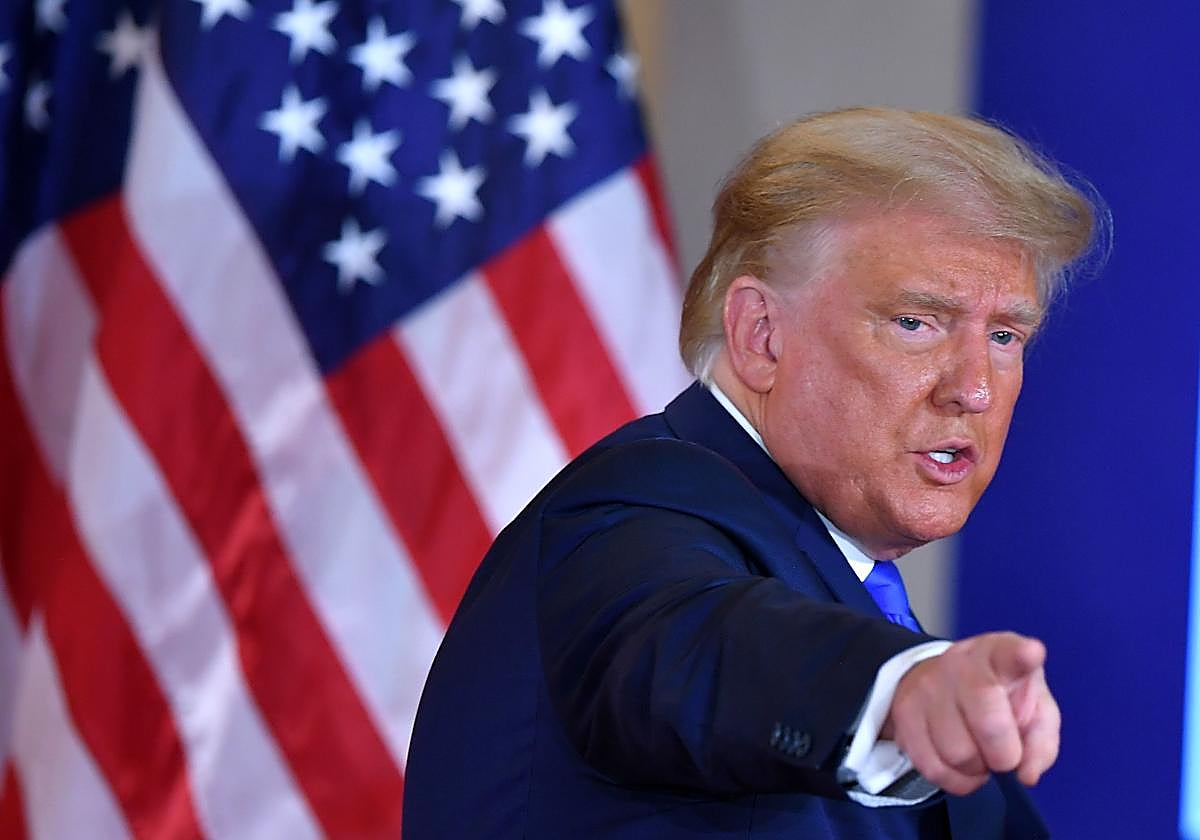 Donald Trump señala ahora a los enemigos durante su primer mandato.