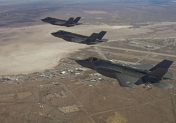 Aviones de la empresa estadounidense Lockheed Martin.