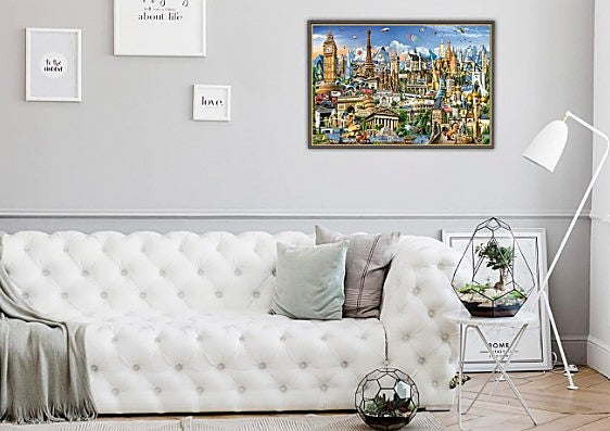 Si te gustan los puzzles, anímate con este de 2.000 piezas de símbolos de Europa