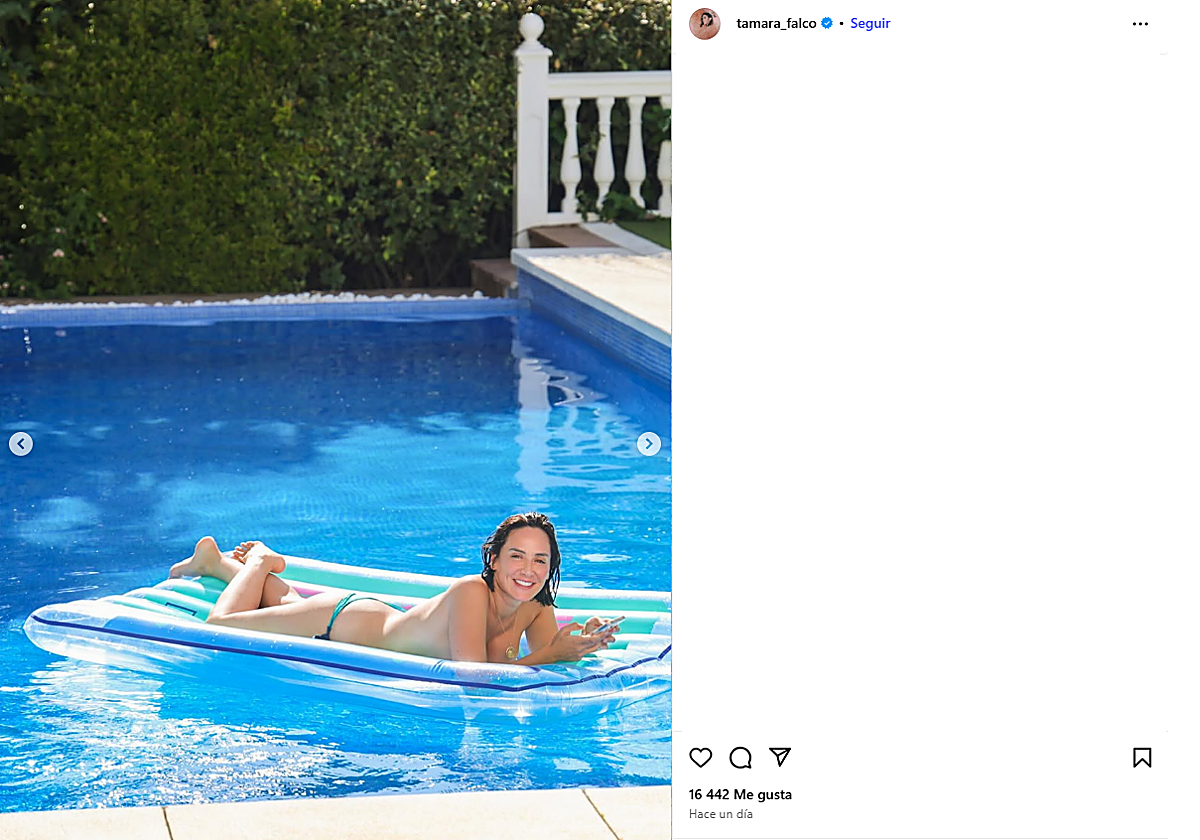 Las redes estallan contra Tamara Falcó por su último posado en 'topless'