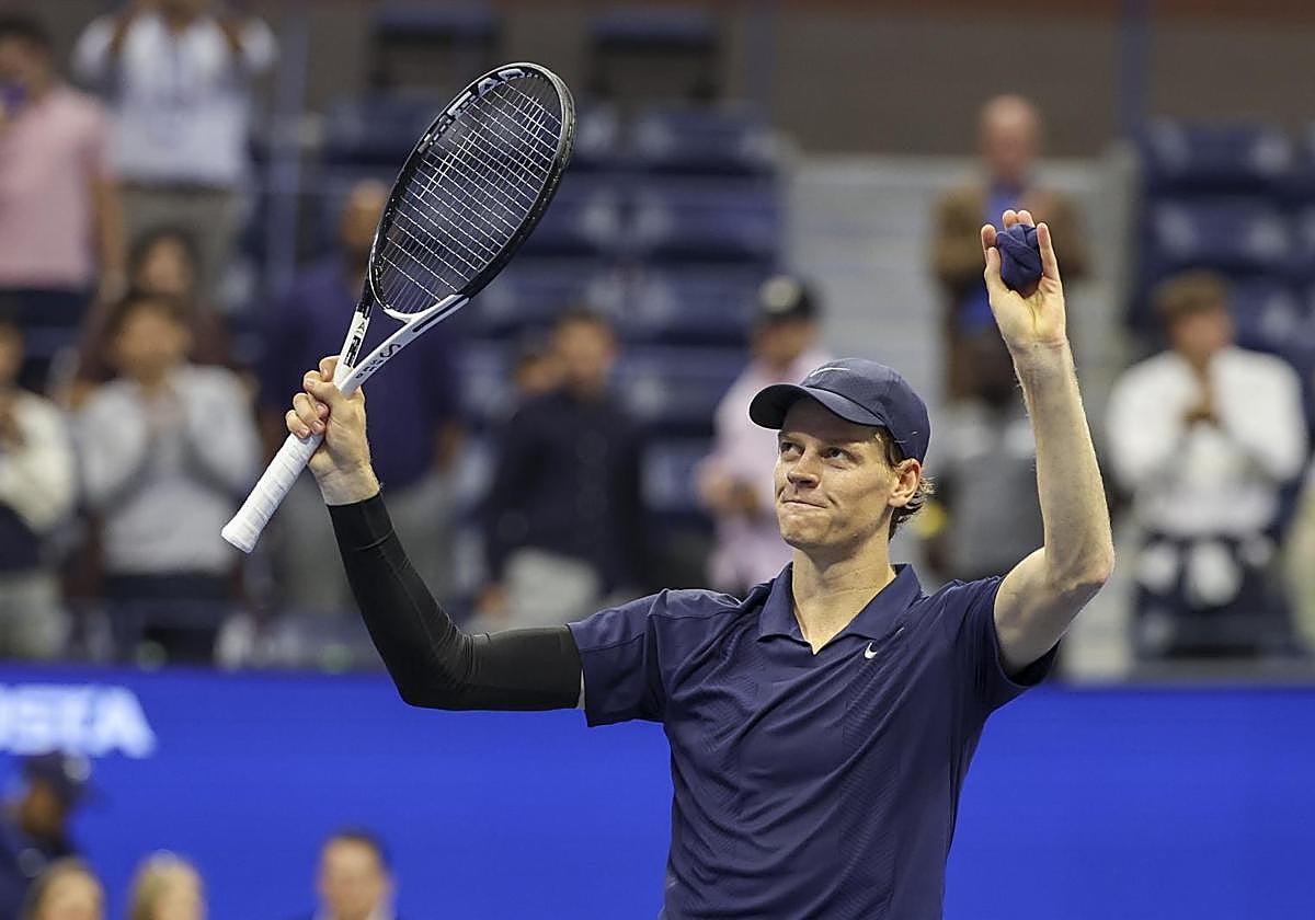 Jannik Sinner, tras vencer a Lorenzo Musetti