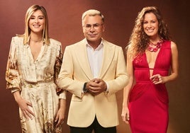 Sandra Barneda, Jorge Javier Vázquez y Laura Madrueño presentan el programa.