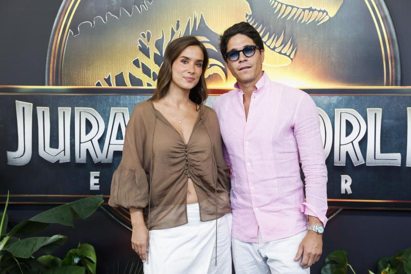 María Pombo junto a Pablo Castellano