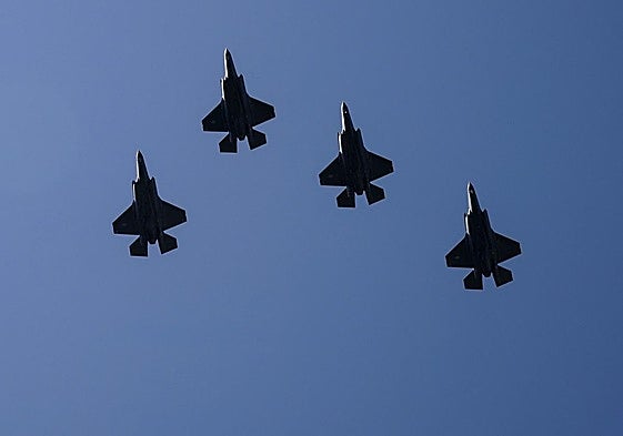 Cazas F-35 del ejército estadounidense.