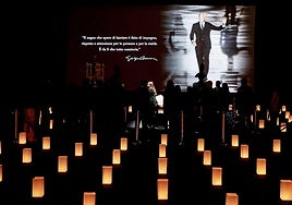 Capilla ardiente de Giorgio Aarmani