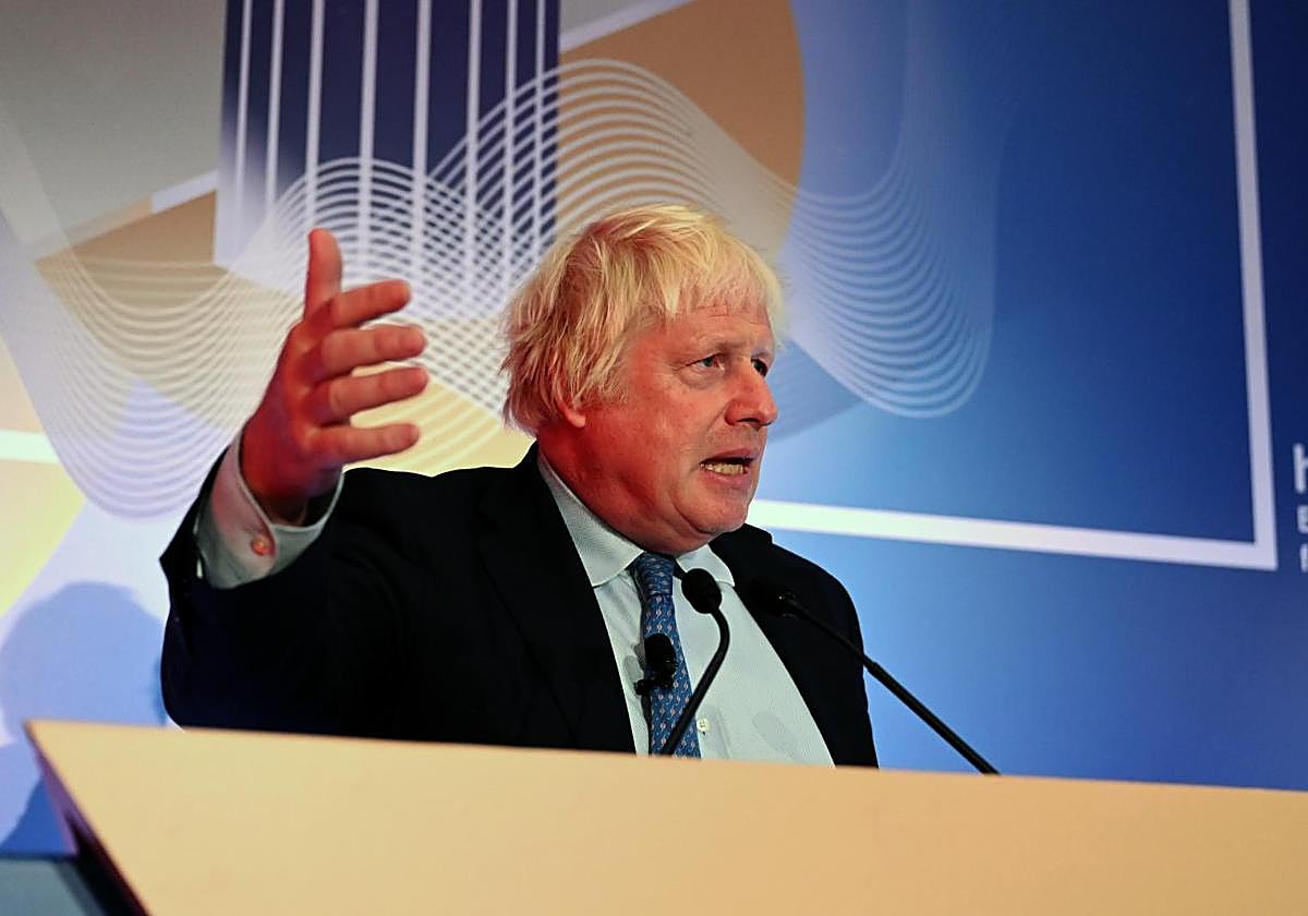 El ex primer ministro británico, Boris Johnson, en una imagen de archivo.