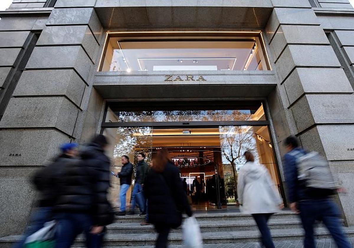Una tienda de Zara, buque insignia del grupo Inditex.